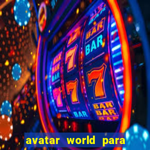 avatar world para imprimir e colorir